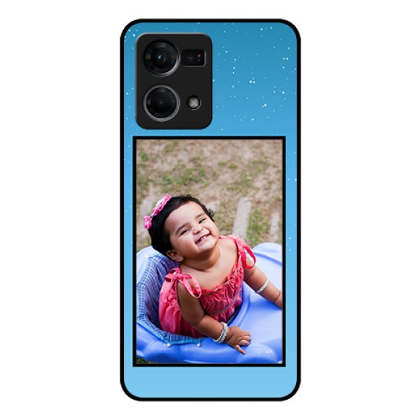 Oppo F21 Pro Custom Glass Mobile Case - Wave Pattern Colorful Design