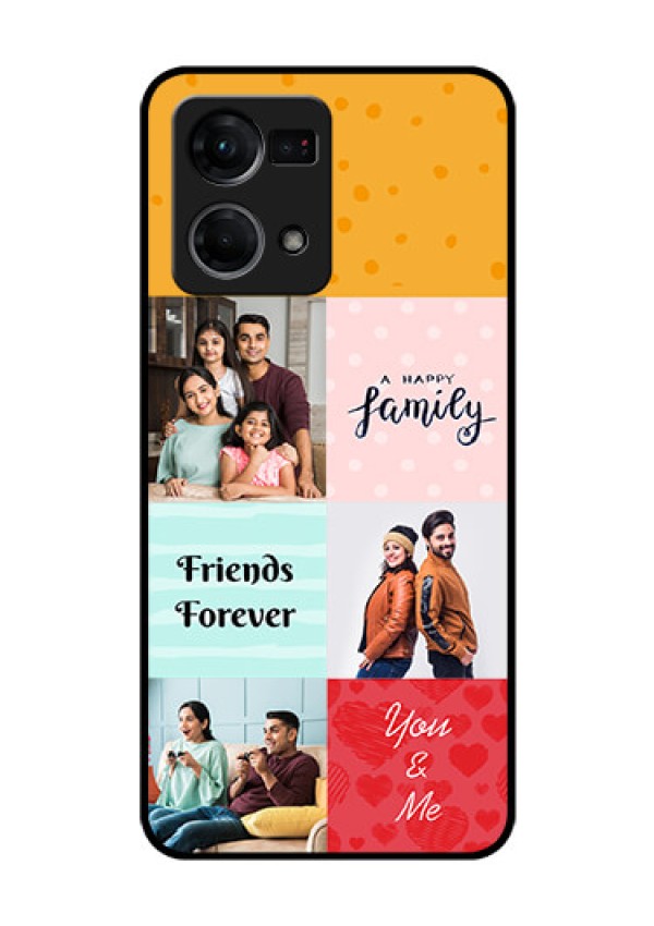 Oppo F21 Pro Personalized Glass Phone Case - Images with Quotes Design