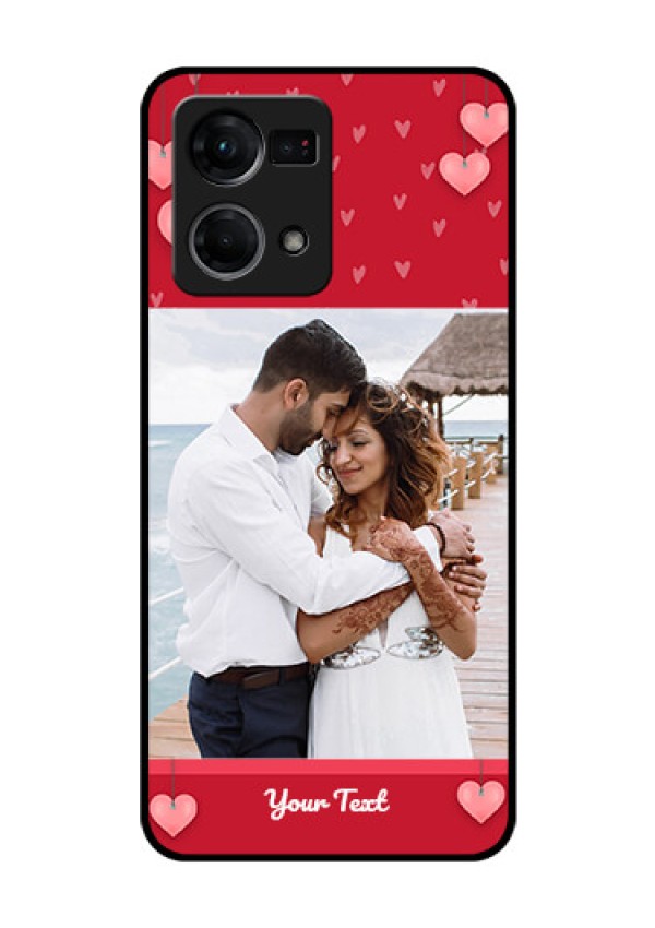 Oppo F21 Pro Custom Glass Phone Case - Valentines Day Design