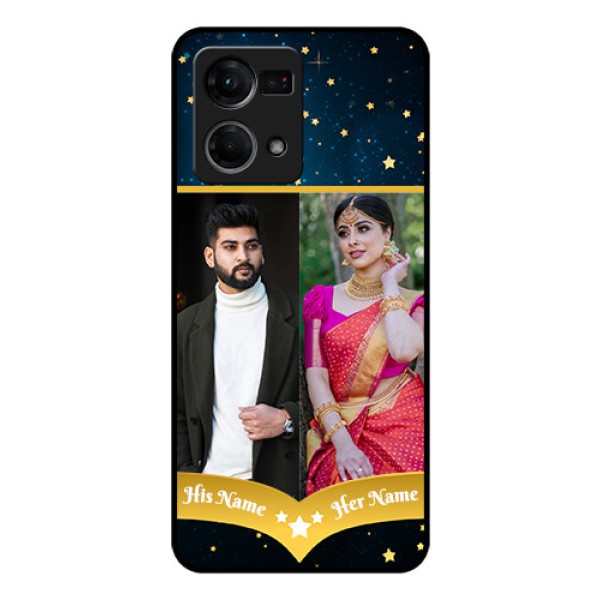 Oppo F21 Pro Custom Glass Phone Case - Galaxy Stars Backdrop Design Oppo F21 Pro Custom Glass Phone Case - Galaxy Stars Backdrop Design
