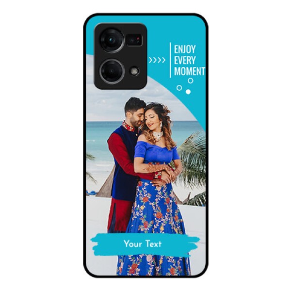 Oppo F21 Pro Custom Glass Mobile Case - Happy Moment Design