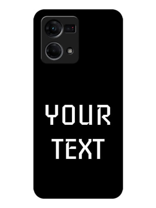 Custom Oppo F21 Pro Your Name on Glass Phone Case