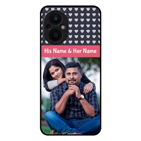 Oppo F21s Pro 5G Custom Glass Mobile Case - Love Symbols Design