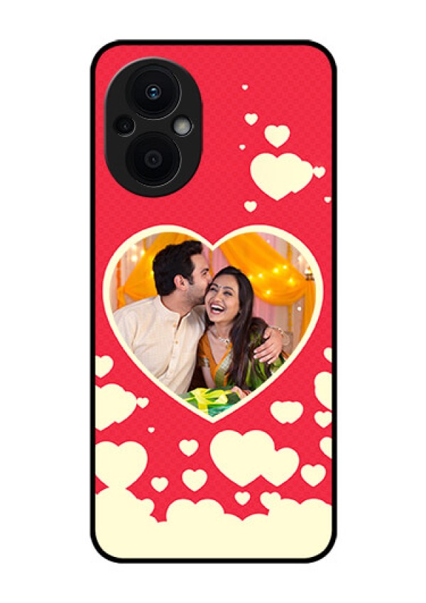 Oppo F21s Pro 5G Custom Glass Mobile Case - Love Symbols Phone Cover Design
