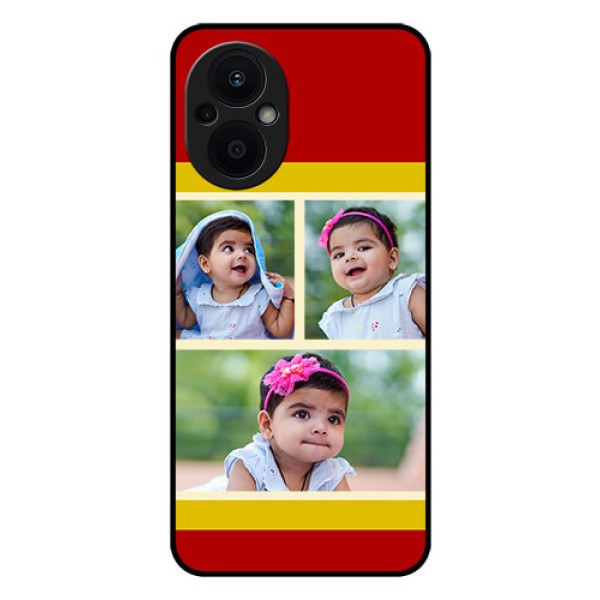 Oppo F21s Pro 5G Custom Glass Mobile Case - Multiple Pic Upload Design