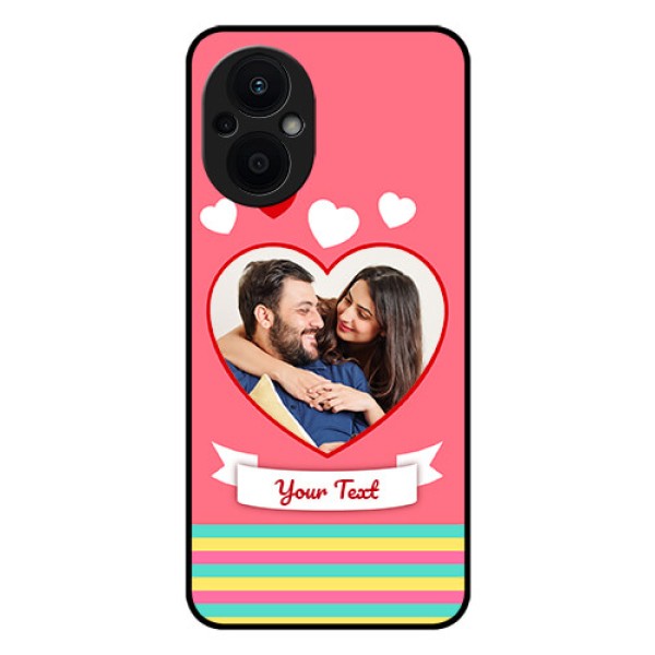 Oppo F21s Pro 5G Photo Printing on Glass Case - Love Doodle Design