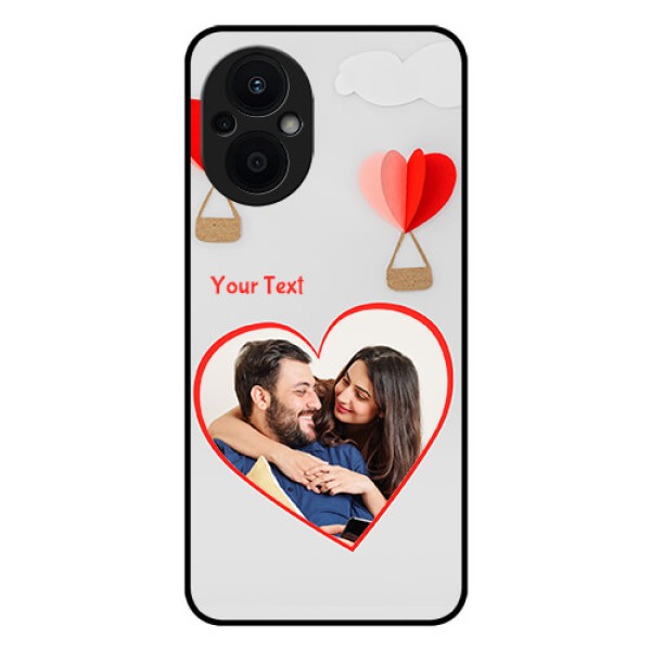 Oppo F21s Pro 5G Custom Glass Mobile Case - Parachute Love Design