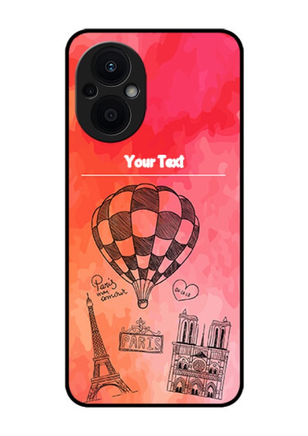 Oppo F21s Pro 5G Custom Glass Phone Case - Paris Theme Design