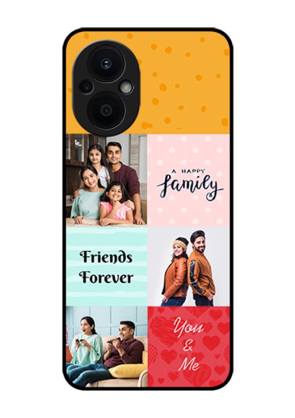 Oppo F21s Pro 5G Personalized Glass Phone Case - Images with Quotes Design