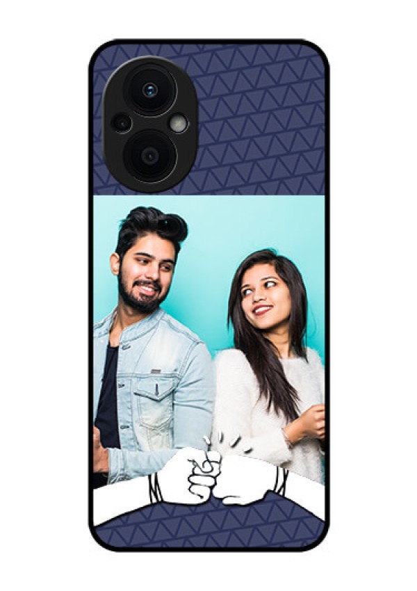 Oppo F21s Pro 5G Photo Printing on Glass Case - with Best Friends Design