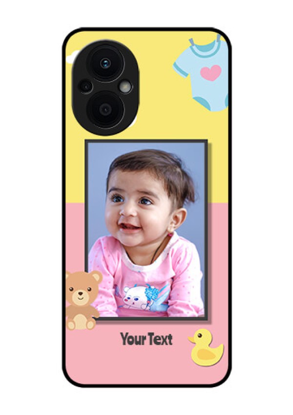 Oppo F21s Pro 5G Photo Printing on Glass Case - Kids 2 Color Design