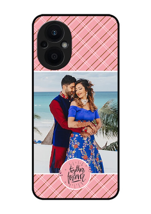Oppo F21s Pro 5G Personalized Glass Phone Case - Together Forever Design