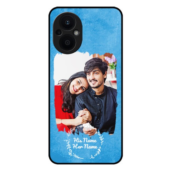 Oppo F21S Pro 5G Custom Glass Phone Case - Blue Color Vintage Design Oppo F21S Pro 5G Custom Glass Phone Case - Blue Color Vintage Design