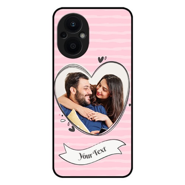 Oppo F21s Pro 5G Custom Glass Phone Case - Vintage Heart Design