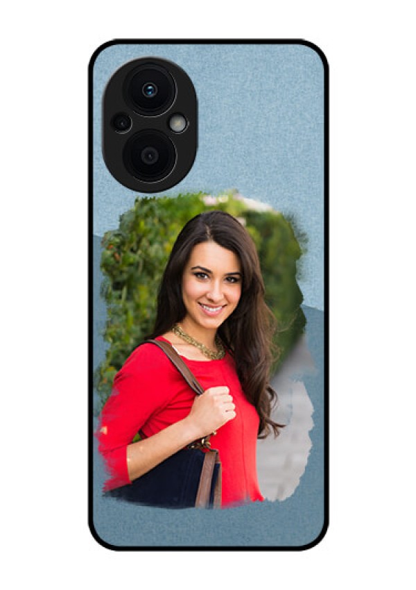 Oppo F21s Pro 5G Custom Glass Mobile Case - Grunge Line Art Design
