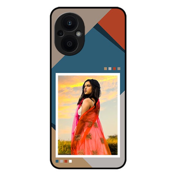 Oppo F21s Pro 5G Personalized Glass Phone Case - Retro color pallet Design Oppo F21s Pro 5G Personalized Glass Phone Case - Retro color pallet Design
