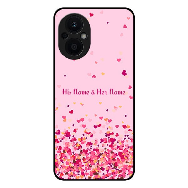 Oppo F21s Pro 5G Photo Printing on Glass Case - Floating Hearts Design Oppo F21s Pro 5G Photo Printing on Glass Case - Floating Hearts Design