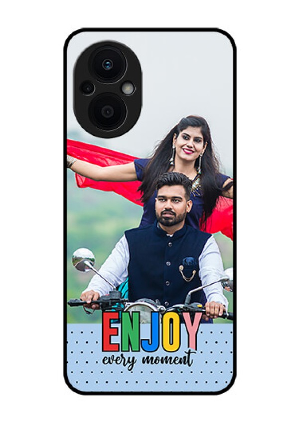 Oppo F21s Pro 5G Photo Printing on Glass Case - Enjoy Every Moment Design