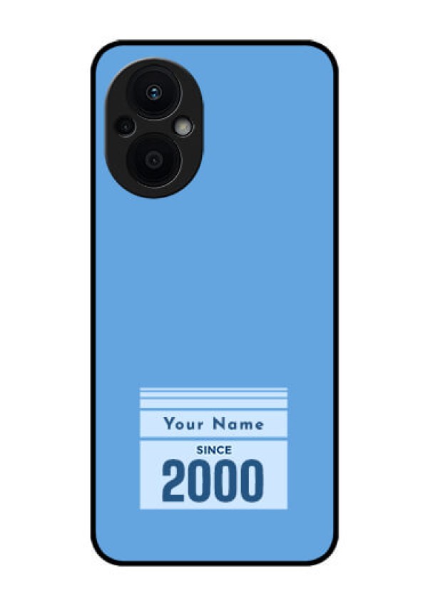 Oppo F21s Pro 5G Custom Glass Mobile Case - Custom Year of birth Design
