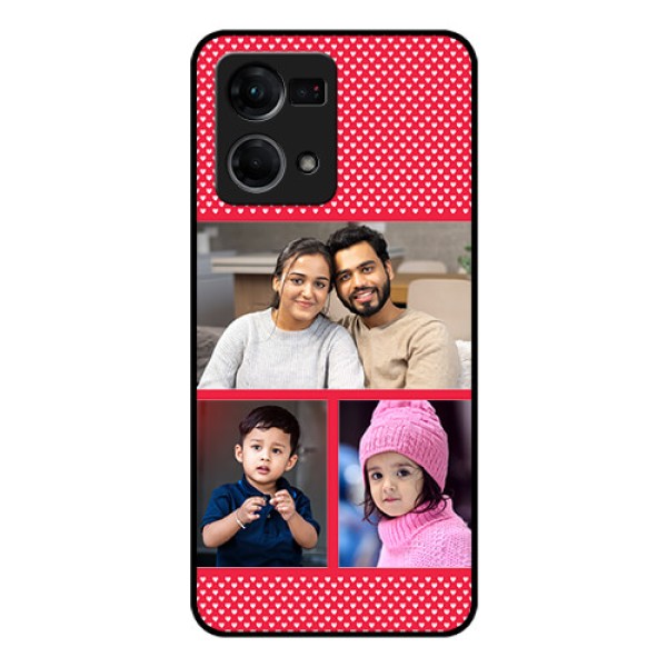 Oppo F21s Pro Personalized Glass Phone Case - Bulk Pic Upload Design