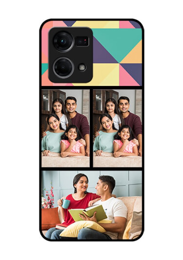 Oppo F21s Pro Custom Glass Phone Case - Bulk Pic Upload Design