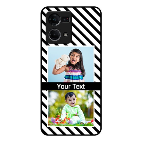 Oppo F21s Pro Photo Printing on Glass Case - Black And White Stripes Design Oppo F21s Pro Photo Printing on Glass Case - Black And White Stripes Design