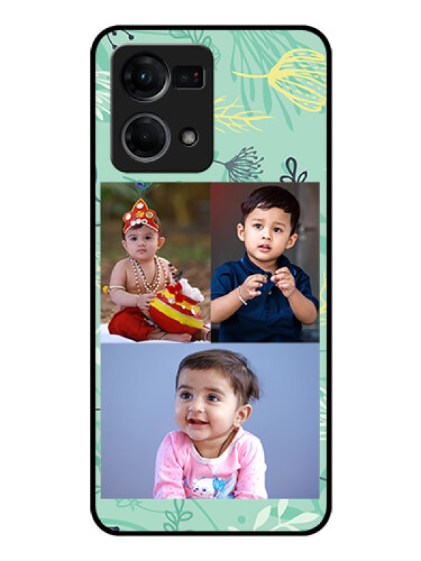 Custom Oppo F21s Pro Photo Printing on Glass Case - Forever Family Design