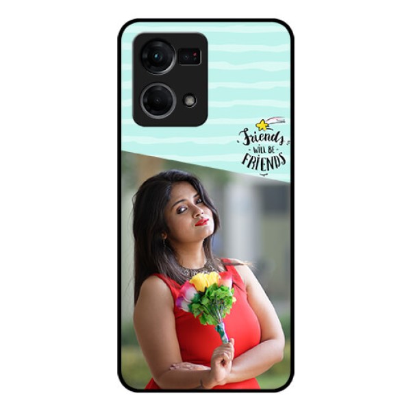 Oppo F21s Pro Custom Glass Phone Case - Friends Picture Icon Design Oppo F21s Pro Custom Glass Phone Case - Friends Picture Icon Design