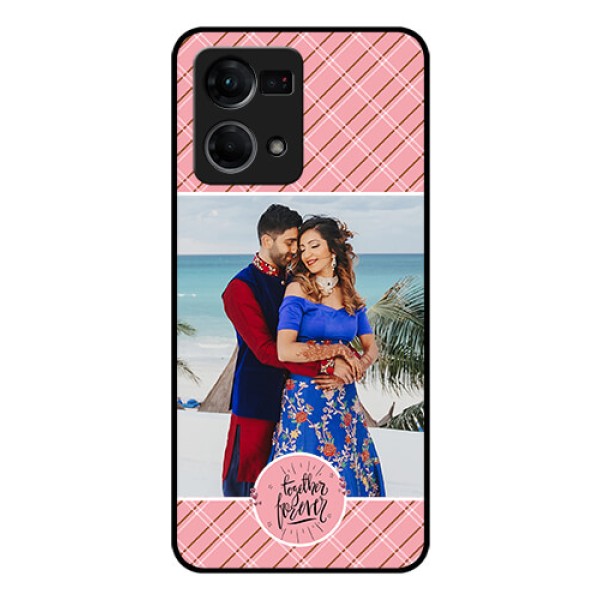 Oppo F21s Pro Personalized Glass Phone Case - Together Forever Design Oppo F21s Pro Personalized Glass Phone Case - Together Forever Design