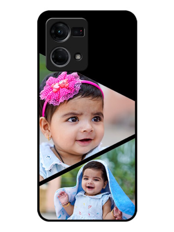 Custom Oppo F21s Pro Custom Glass Phone Case - Semi Cut Design