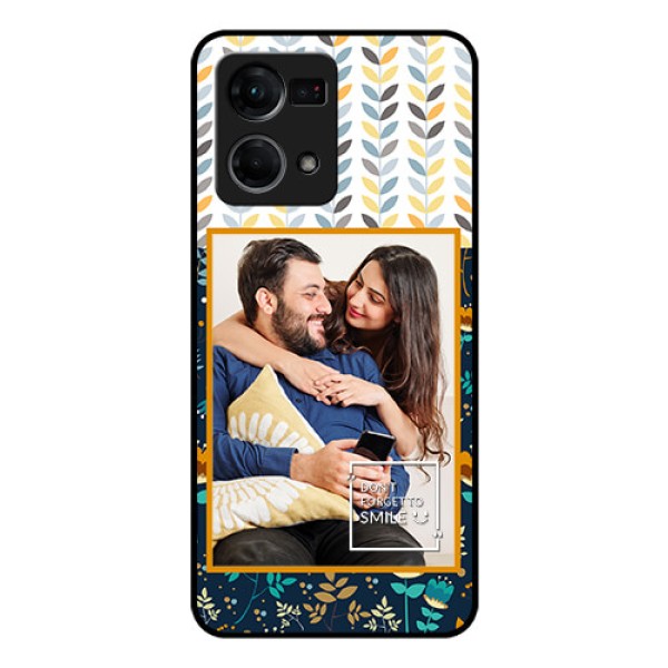 Oppo F21s Pro Custom Glass Mobile Case - Pattern Design