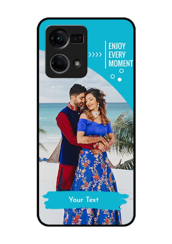 Oppo F21s Pro Custom Glass Mobile Case - Happy Moment Design