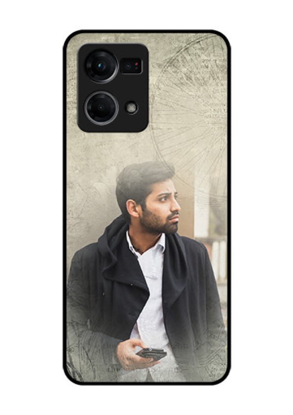 Oppo F21s Pro Custom Glass Phone Case - with vintage design