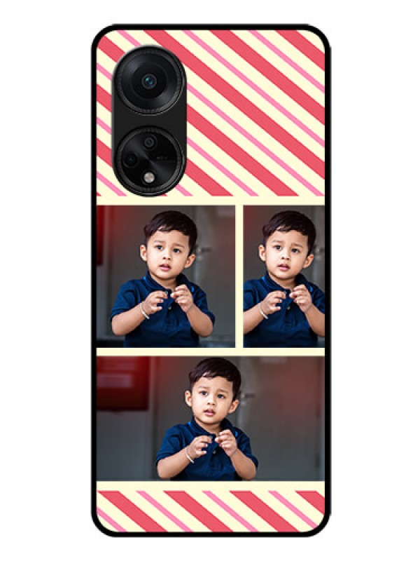 Custom Oppo F23 5G Personalized Glass Phone Case - Picture Upload Mobile Case Design