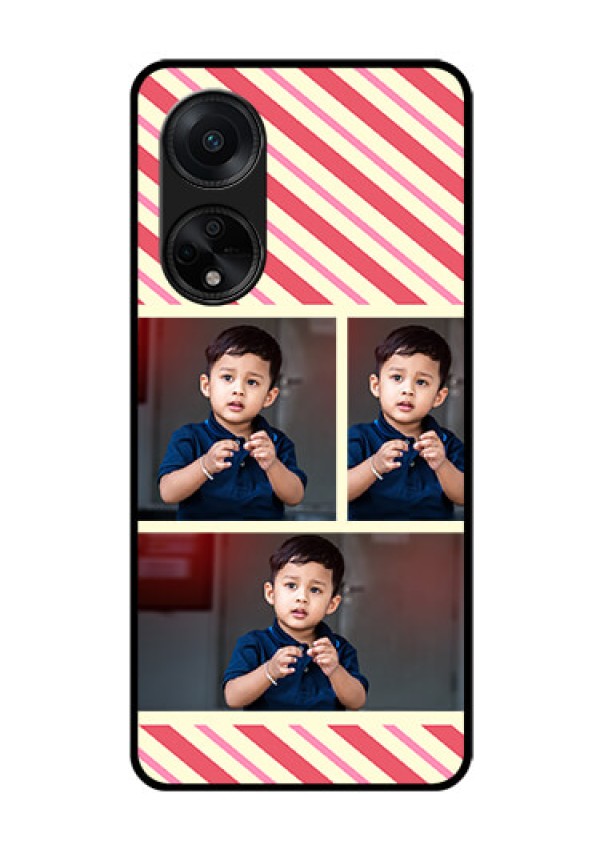 Oppo F23 5G Personalized Glass Phone Case - Picture Upload Mobile Case Design