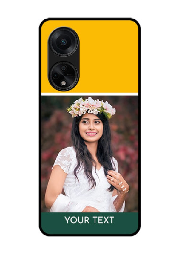 Oppo F23 5G Photo Printing on Glass Case - Love You Design