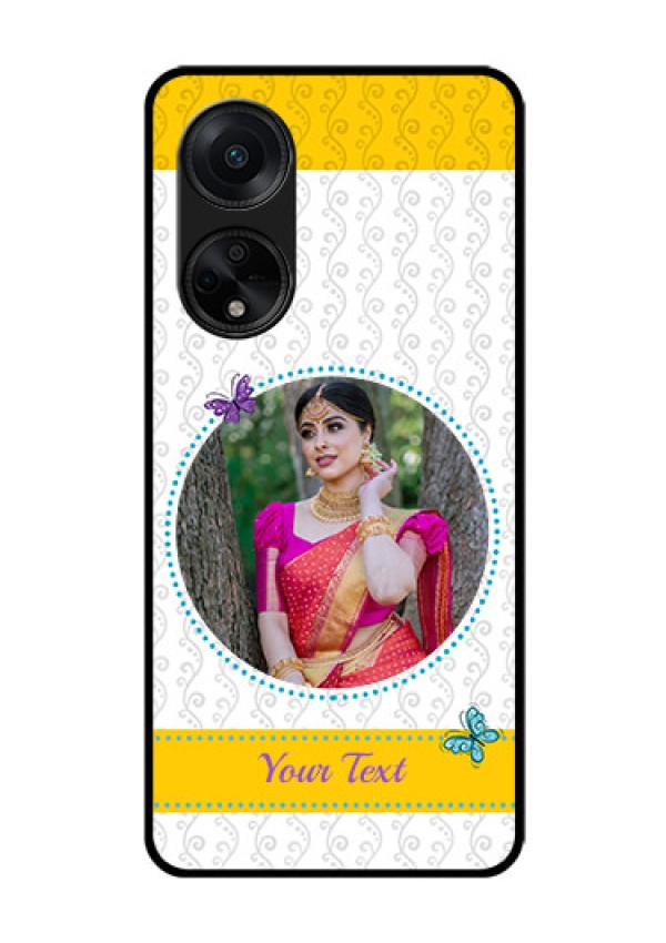 Oppo F23 5G Custom Glass Mobile Case - Girls Premium Case Design