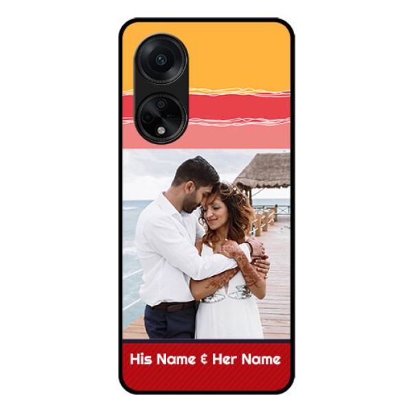 Oppo F23 5G Custom Glass Mobile Case - Colorful Case Design
