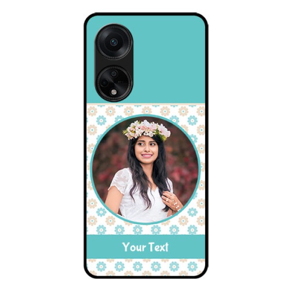 Oppo F23 5G Custom Glass Mobile Case - Beautiful Flowers Design