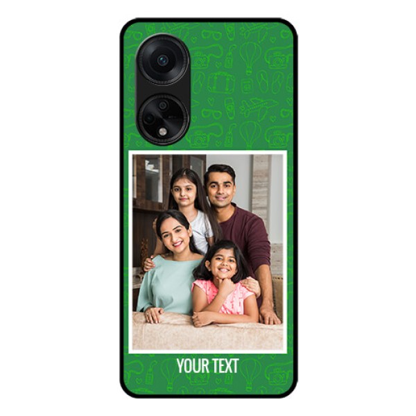 Oppo F23 5G Personalized Glass Phone Case - Picture Upload Design