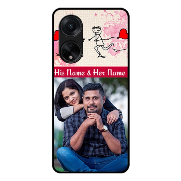 Oppo F23 5G Photo Printing on Glass Case - You and Me Case Design