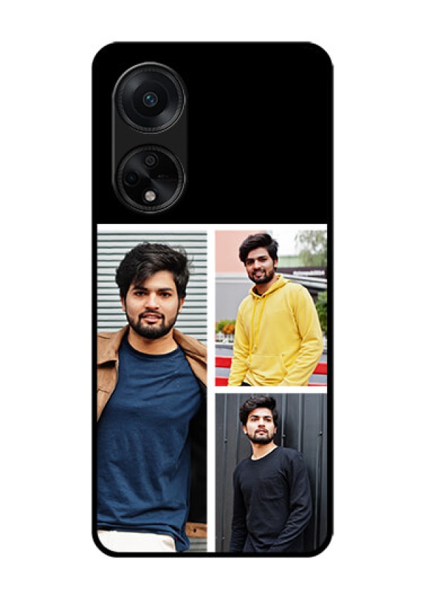 Oppo F23 5G Photo Printing on Glass Case - Upload Multiple Picture Design