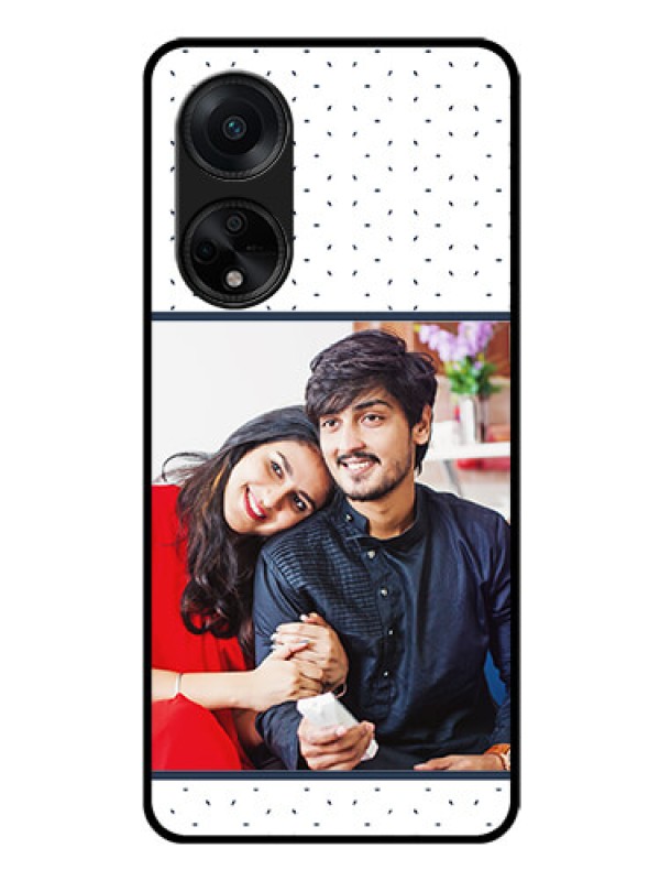 Custom Oppo F23 5G Personalized Glass Phone Case - Premium Dot Design