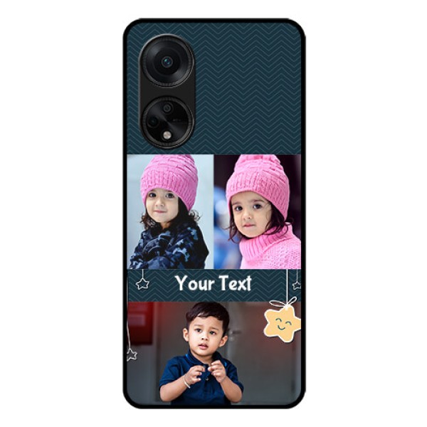 Oppo F23 5G Custom Glass Mobile Case - Hanging Stars Design