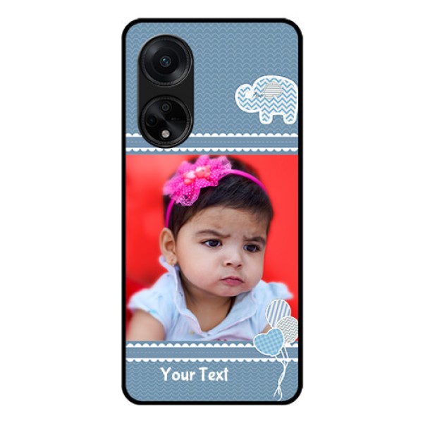 Oppo F23 5G Photo Printing on Glass Case - with Kids Pattern Design Oppo F23 5G Photo Printing on Glass Case - with Kids Pattern Design