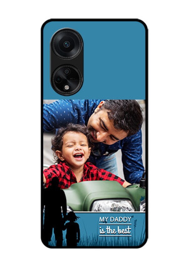 Oppo F23 5G Custom Glass Mobile Case - Best dad design