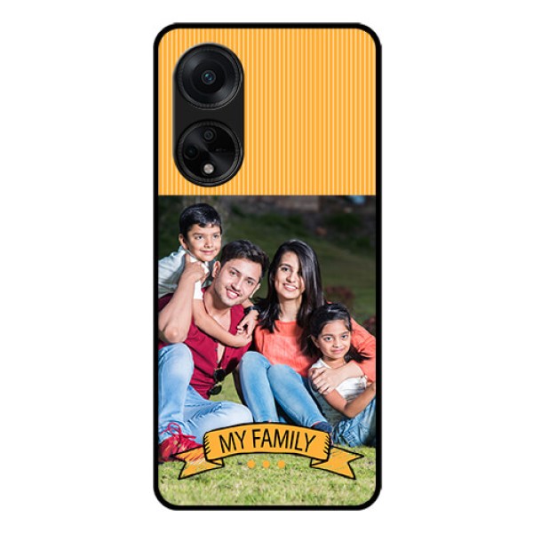 Oppo F23 5G Custom Glass Phone Case - My Family Design
