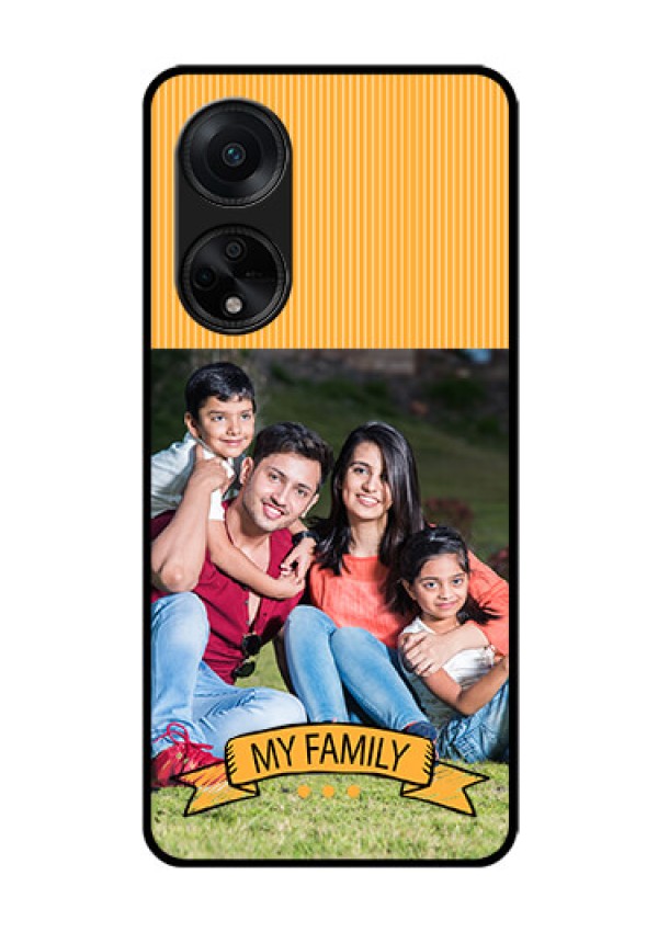 Oppo F23 5G Custom Glass Phone Case - My Family Design
