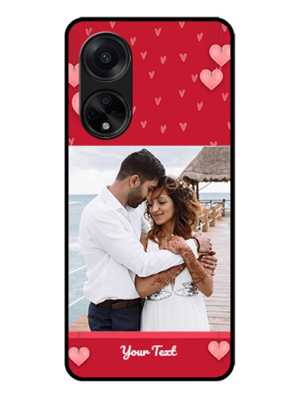 Custom Oppo F23 5G Custom Glass Phone Case - Valentines Day Design