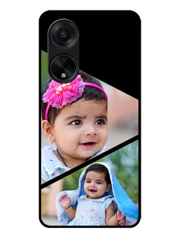 Custom Oppo F23 5G Custom Glass Phone Case - Semi Cut Design